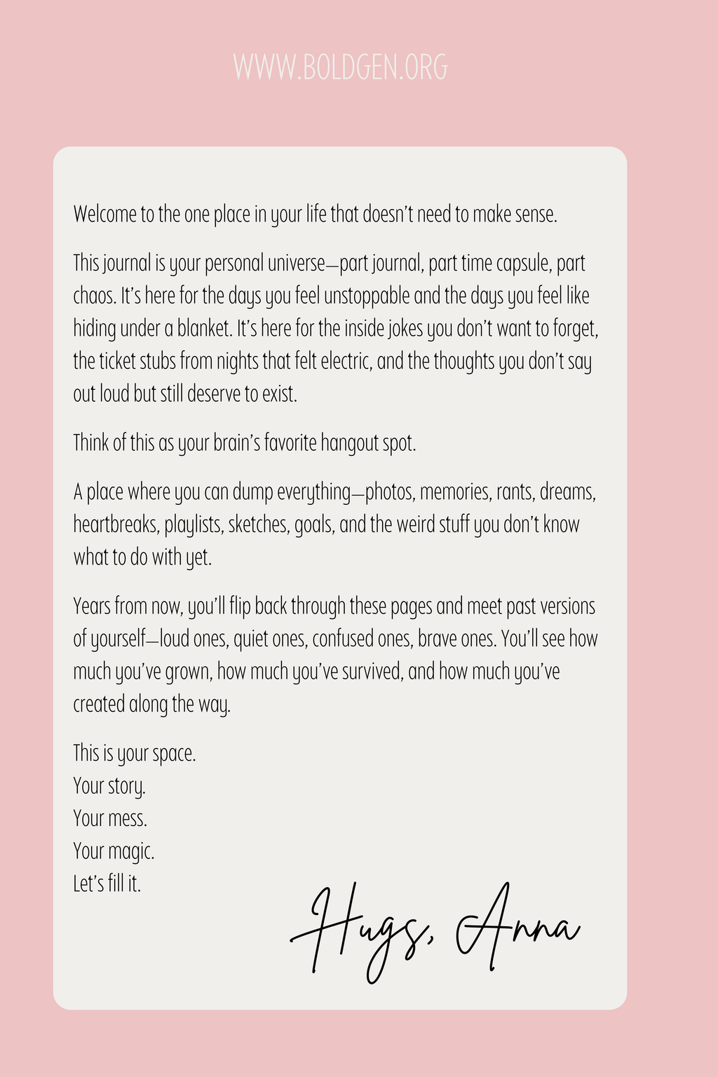 Dump Book - Pink