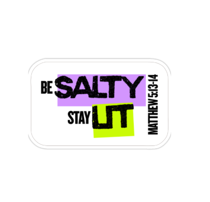 Die-Cast Sticker: Salt and Light